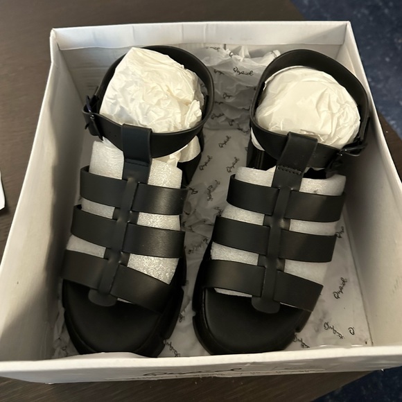 Qupid - Kessy 01 Strappy Black Platform Sandal — BRAND NEW - Picture 7 of 12